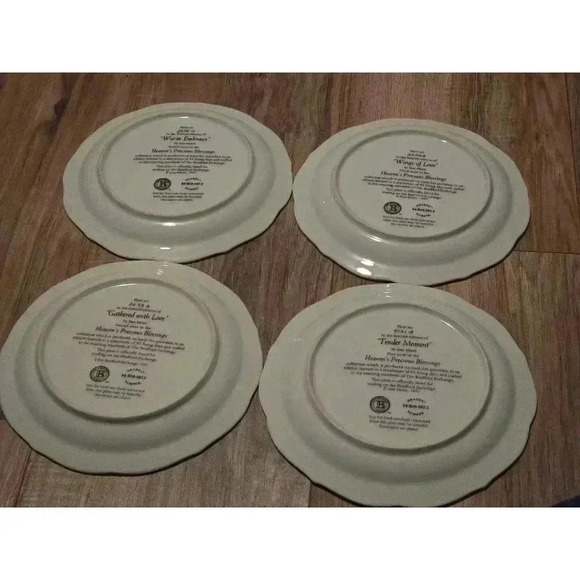 Bradford Exchange Heaven's Precious Blessings Plates Multicolor - Picture 2 of 10